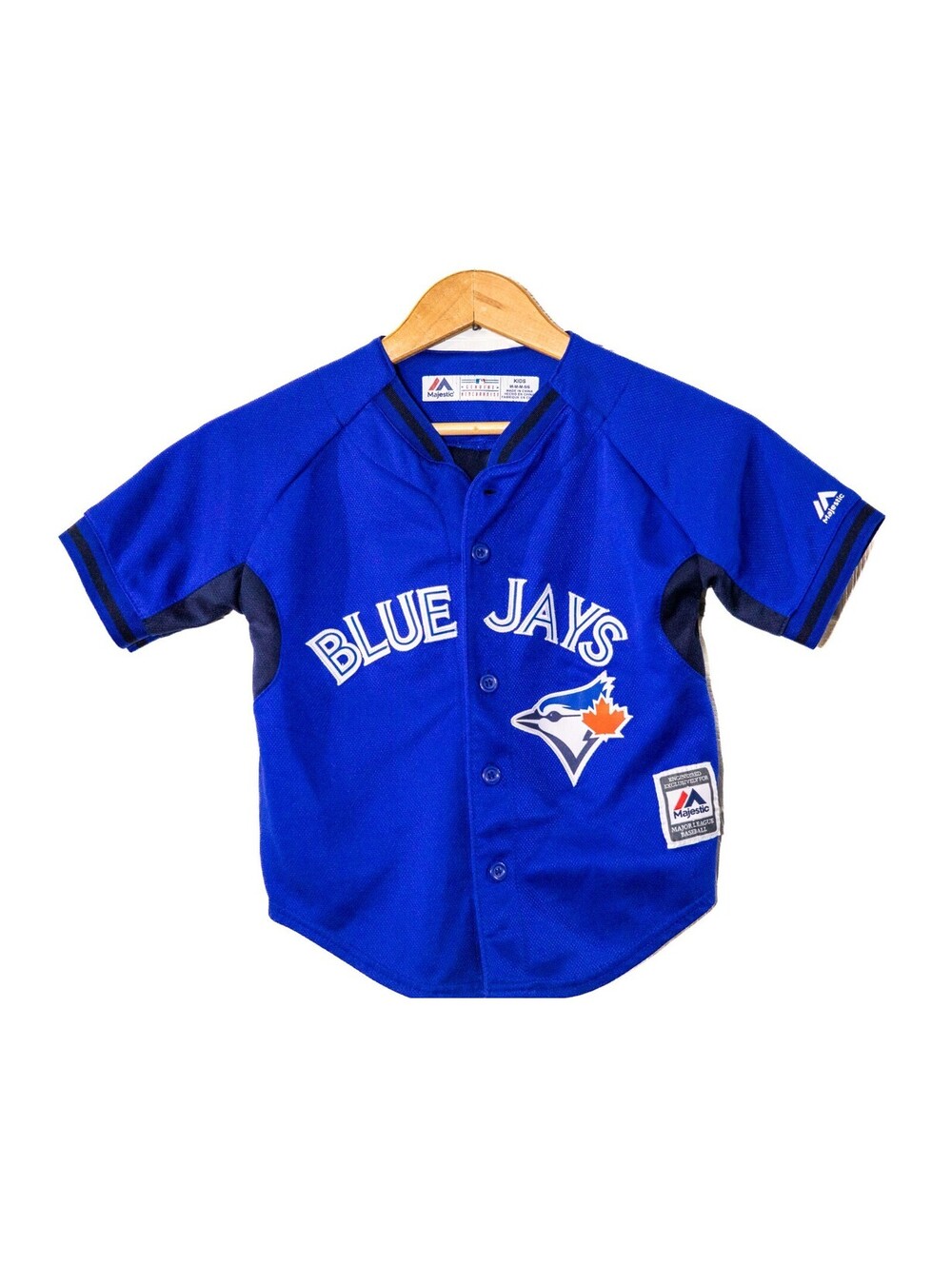 Kids Official Majestic Toronto Blue Jays Jersey Size M 5/6 Excellent Condition